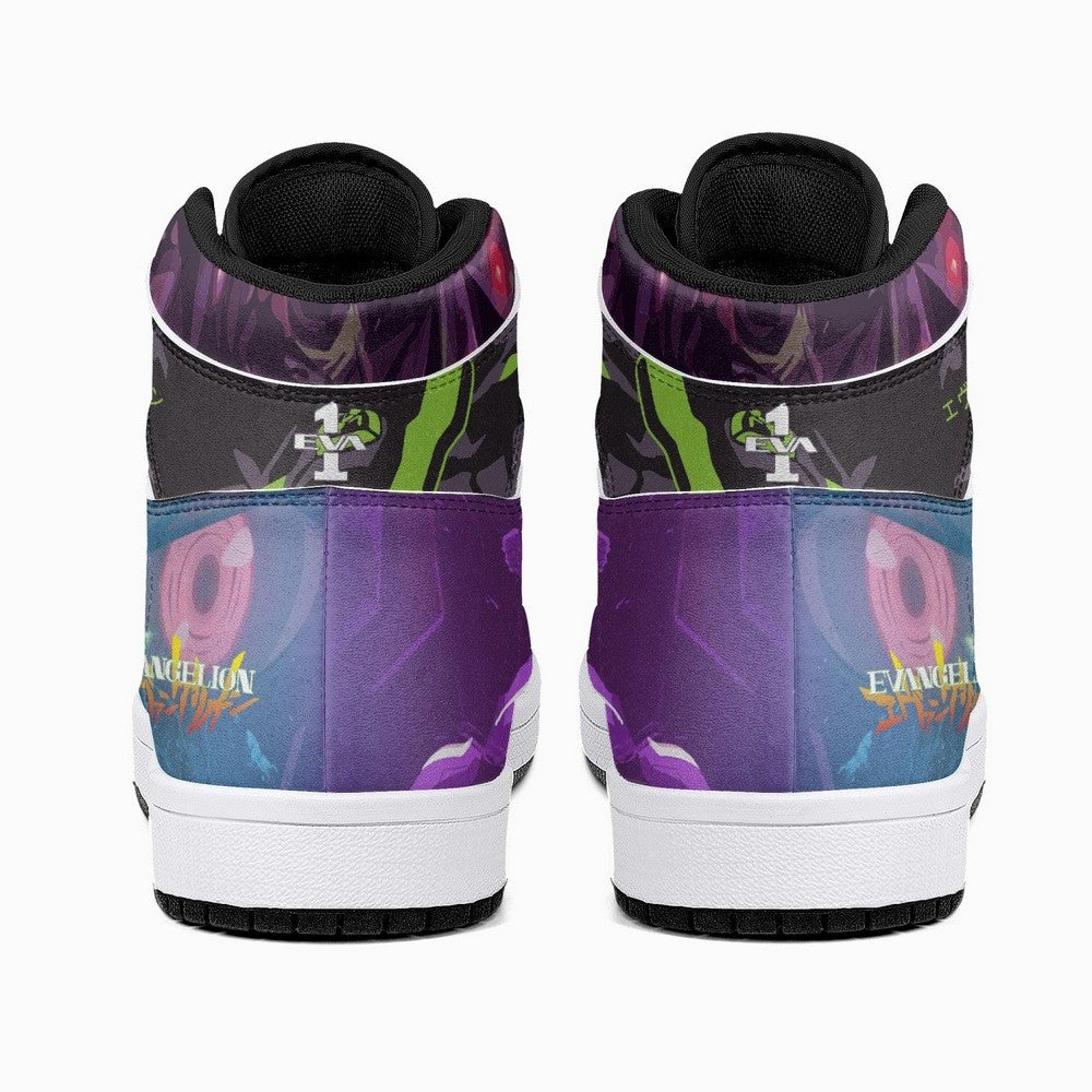Shinji Ikari Eva Unit 01 Neon Genesis Evangelion JD1 High Top Shoes