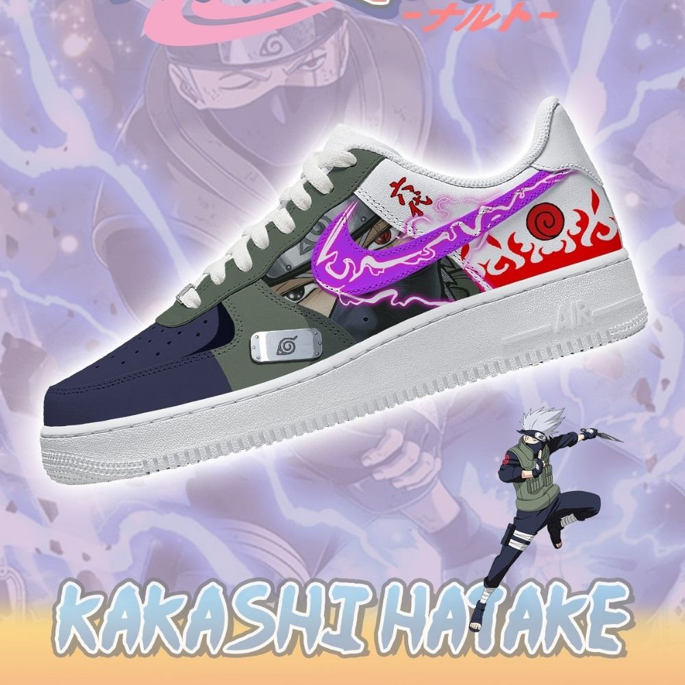 Sixth Hokage Kakashi Hatake Naruto AF1 Shoes