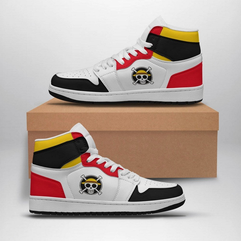 Straw Hat Pirates One Piece AJ1 Shoes