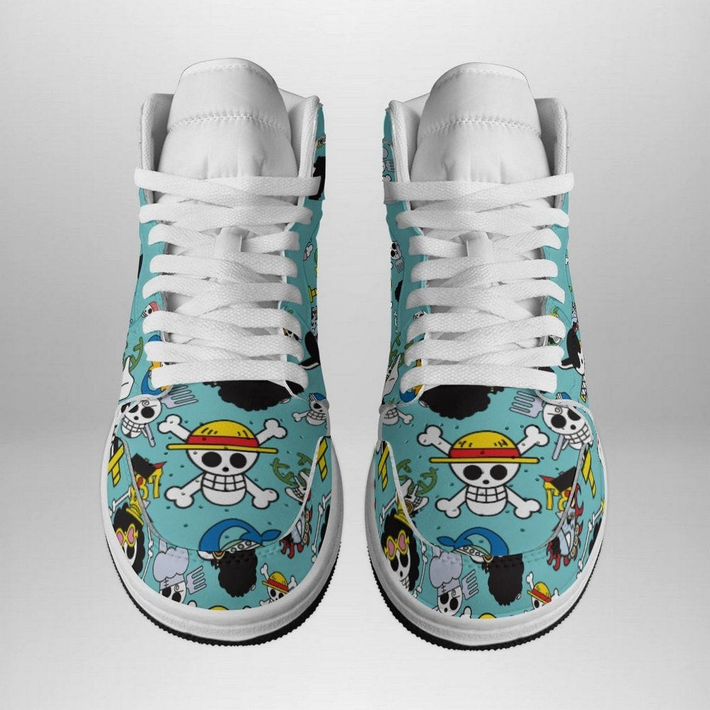 Strawhats Jolly Roger One Piece AJ1 Shoes