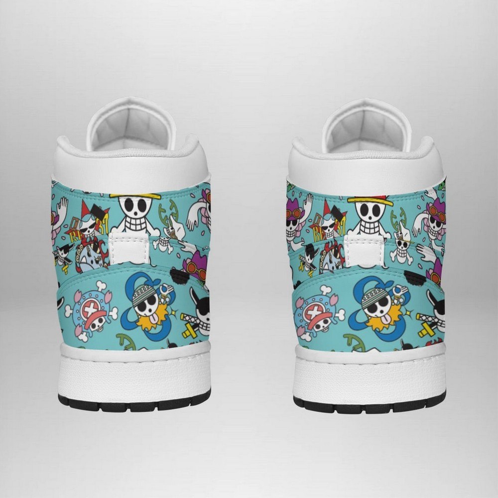 Strawhats Jolly Roger One Piece AJ1 Shoes