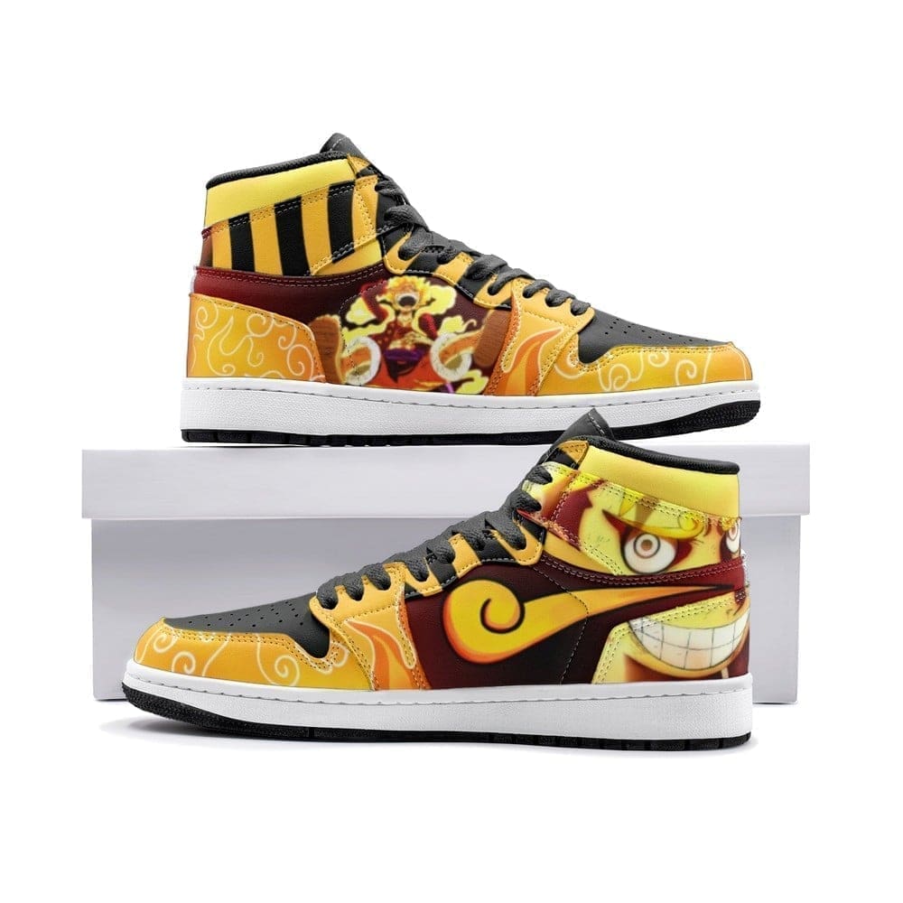 Sun God Luffy Air Jordan 1 High Top Shoes SMSGLA1