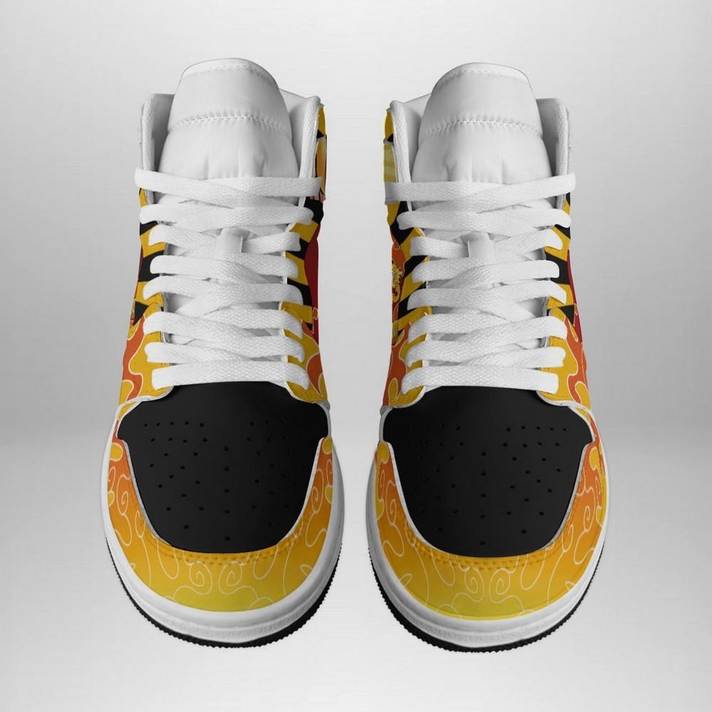 Sun God Luffy One Piece AJ1 Shoes