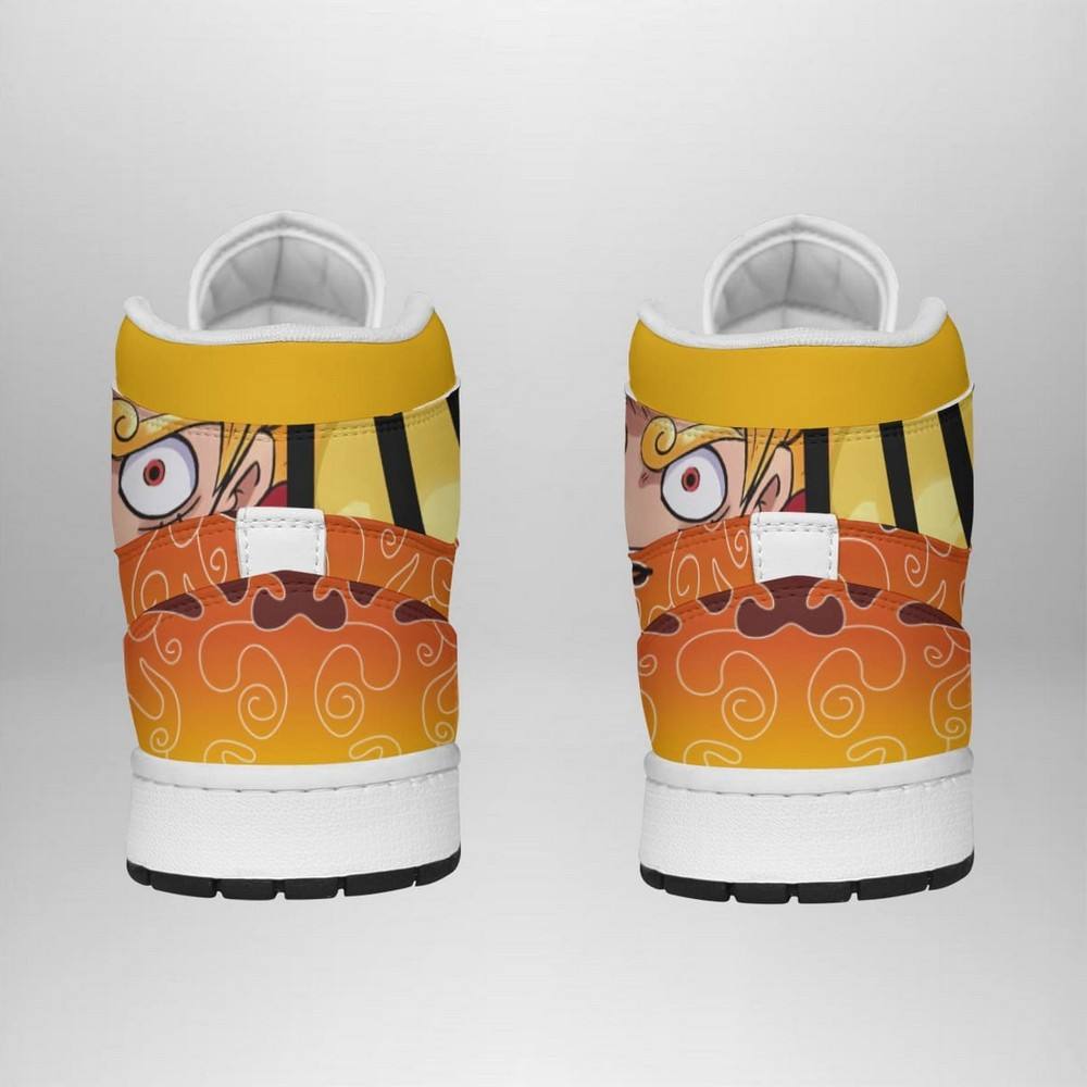 Sun God Luffy One Piece AJ1 Shoes