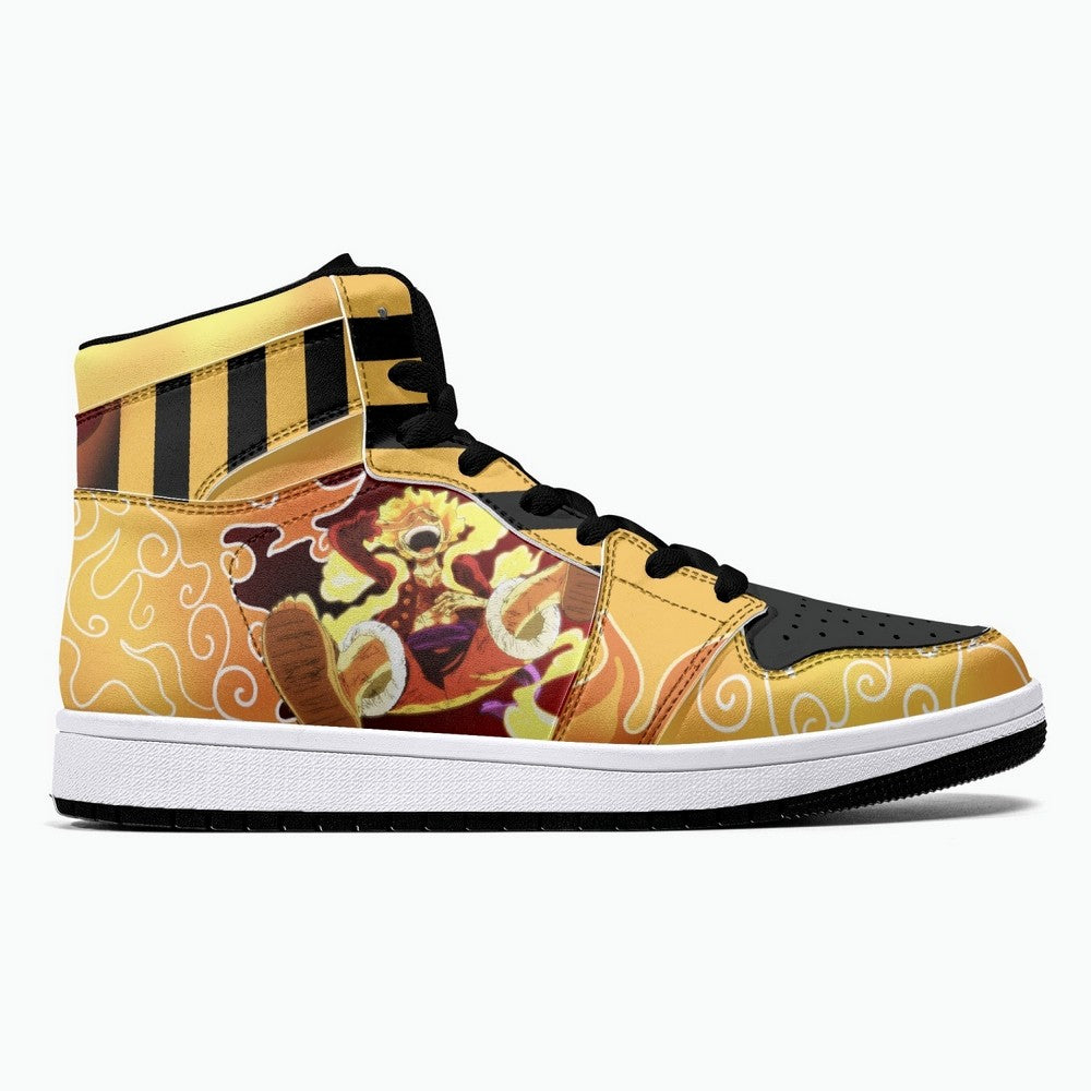 Sun God Luffy One Piece JD1 High Top Shoes