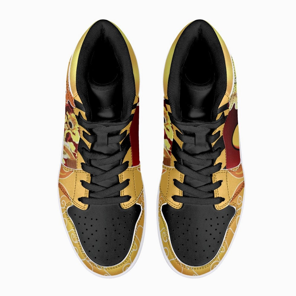 Sun God Luffy One Piece JD1 High Top Shoes