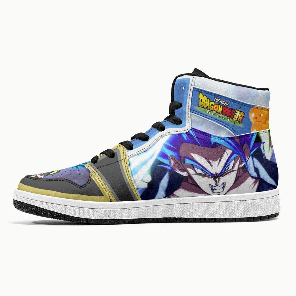 Super Saiyan Blue Gogeta Dragon Ball Super Broly JD1 High Top Shoes