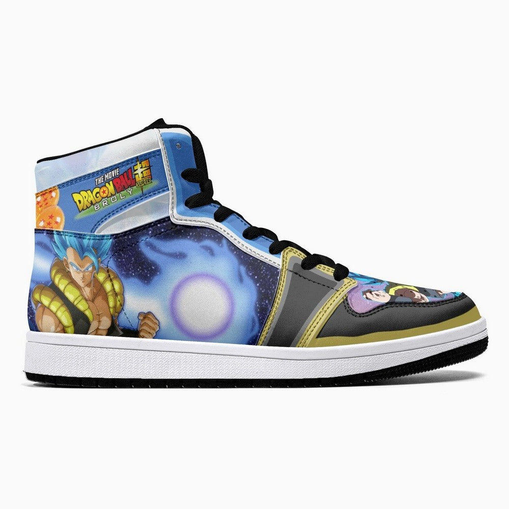 Super Saiyan Blue Gogeta Dragon Ball Super Broly JD1 High Top Shoes