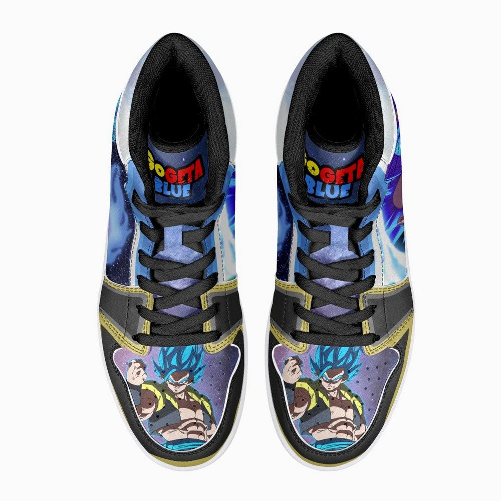 Super Saiyan Blue Gogeta Dragon Ball Super Broly JD1 High Top Shoes