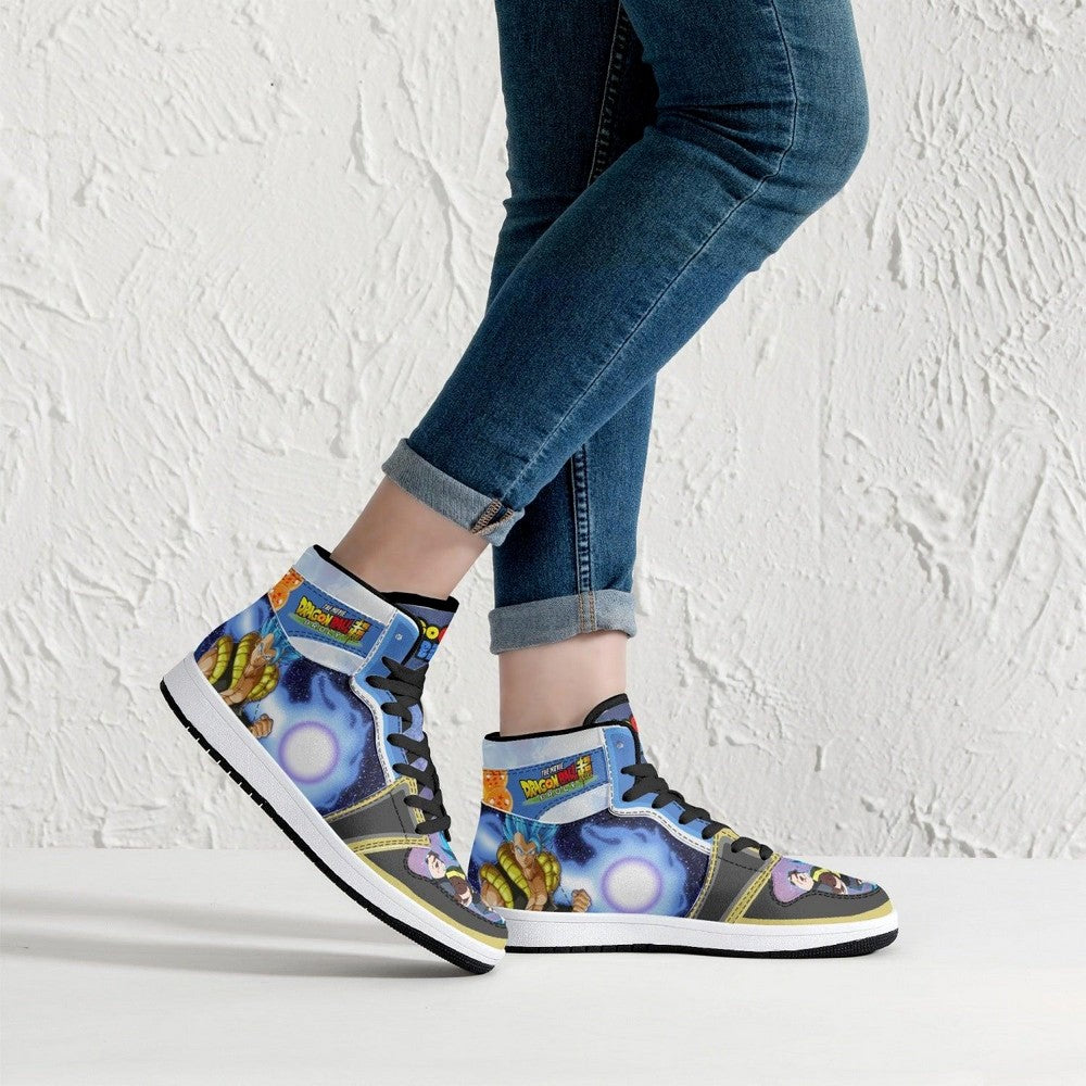 Super Saiyan Blue Gogeta Dragon Ball Super Broly JD1 High Top Shoes