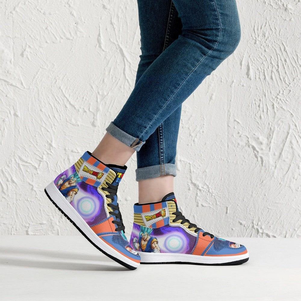 Super Saiyan Blue Vegito Dragon Ball Super JD1 High Top Shoes