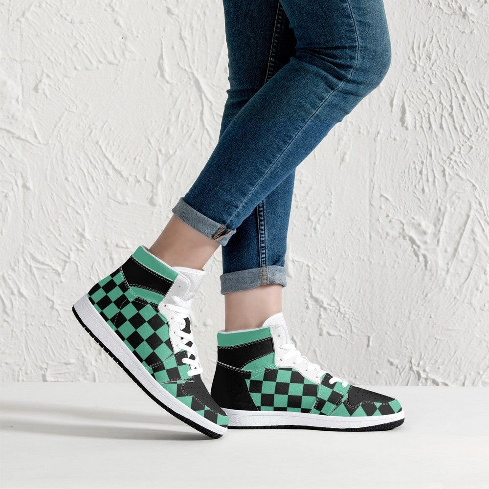 Tanjiro Kamado Demon Slayer JD1 High Top Shoes