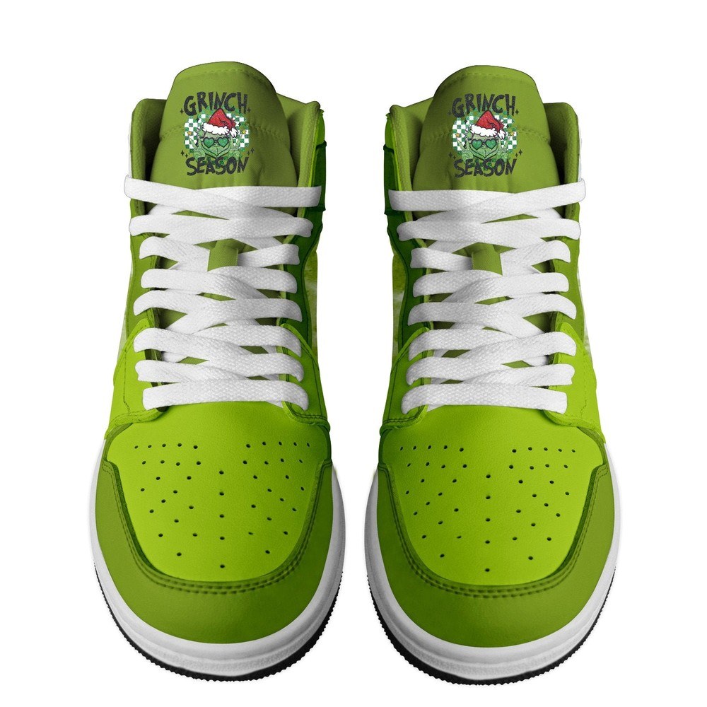 The Grinch AJ1 High Shoes For Men And Women
