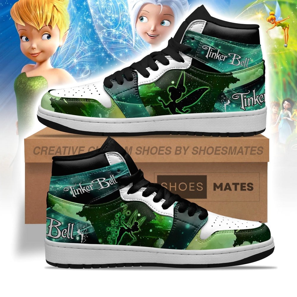 Tinker Bell AJ1 High Top Shoes