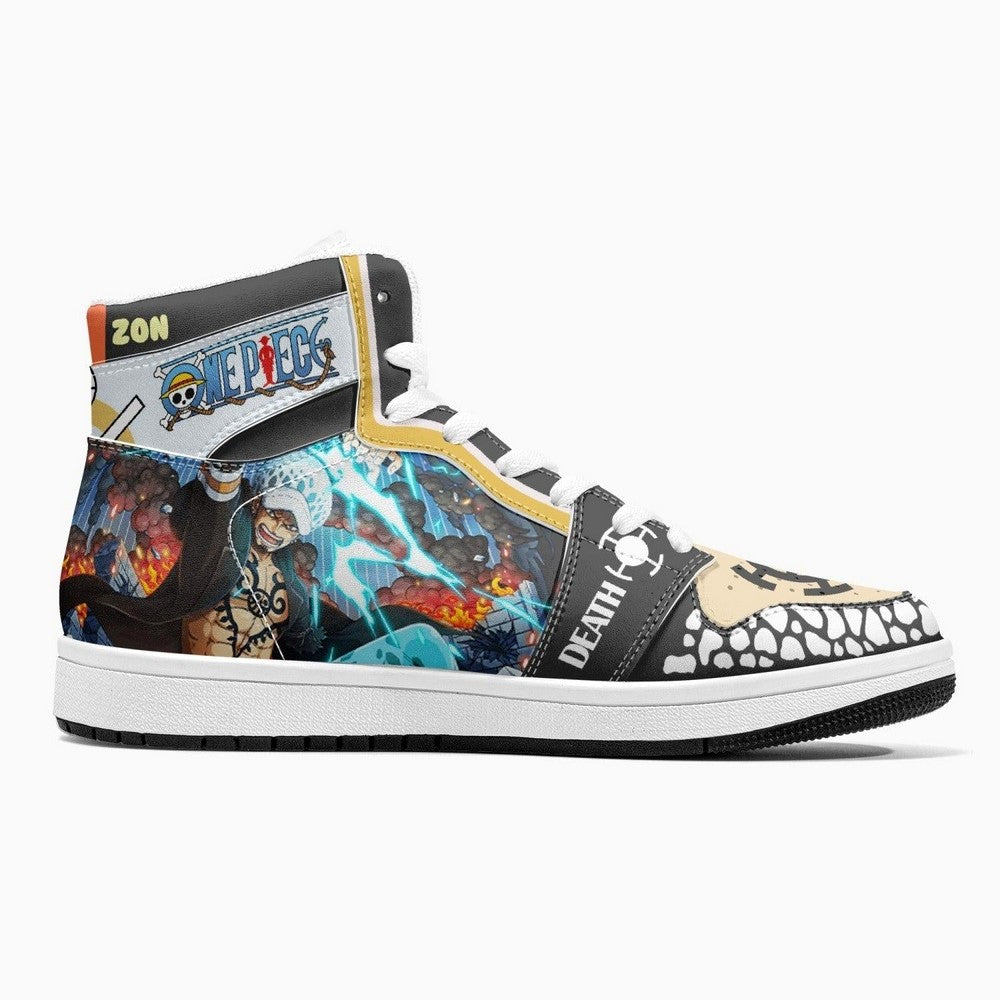 Trafalgar D. Law Dressrosa One Piece JD1 High Top Shoes