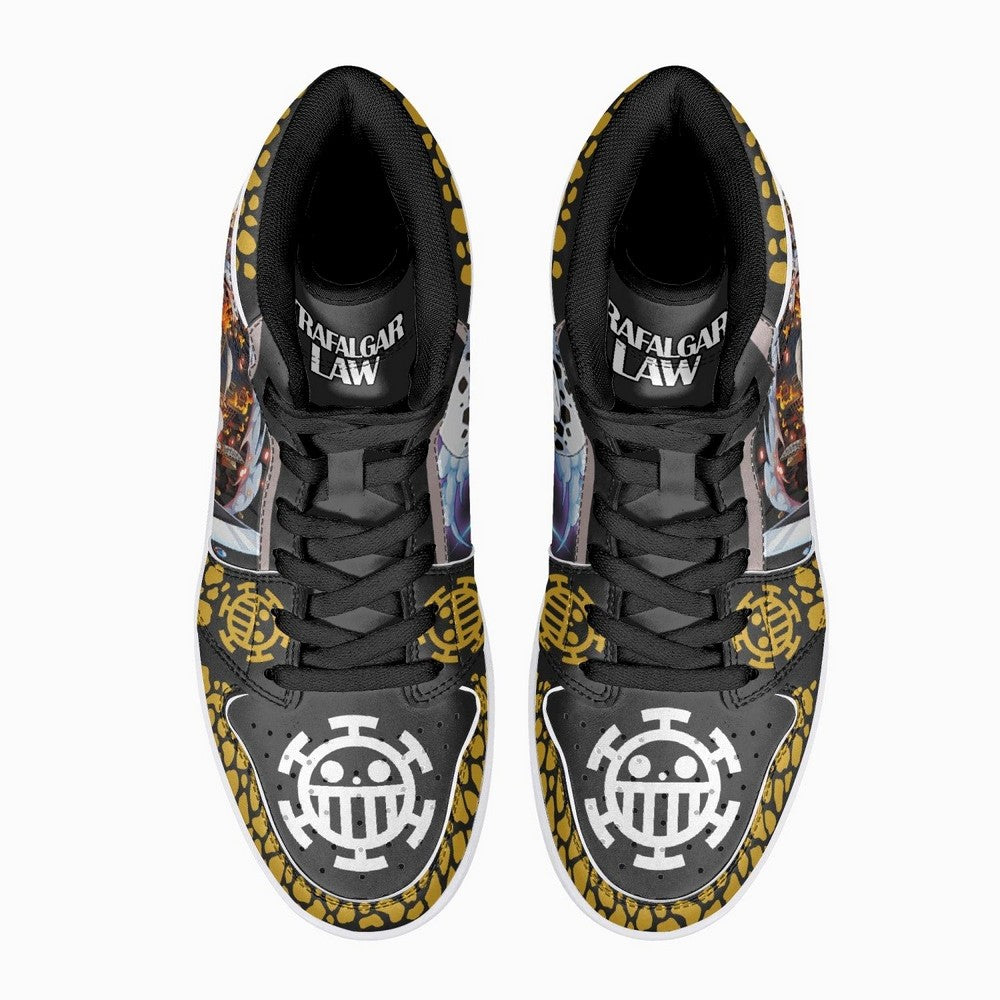 Trafalgar D. Law Timeskip One Piece JD1 High Top Shoes
