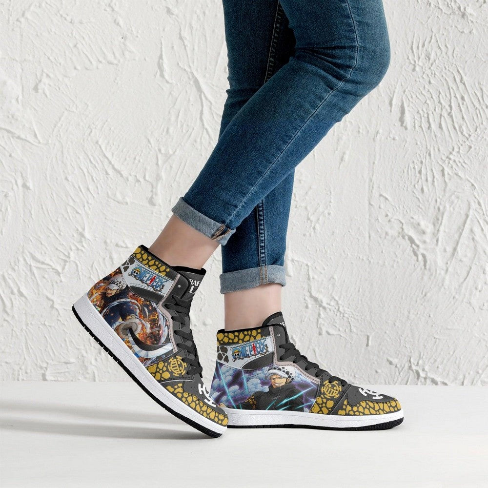Trafalgar D. Law Timeskip One Piece JD1 High Top Shoes