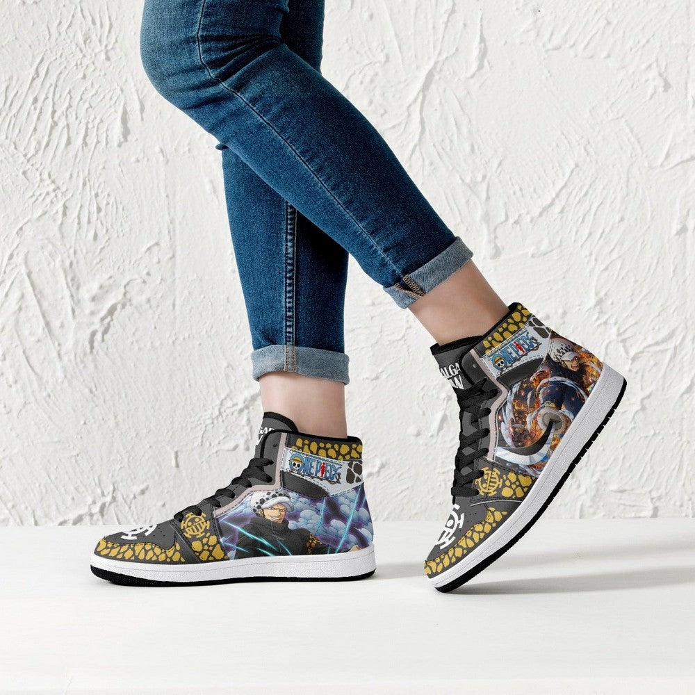 Trafalgar D. Law Timeskip One Piece JD1 High Top Shoes