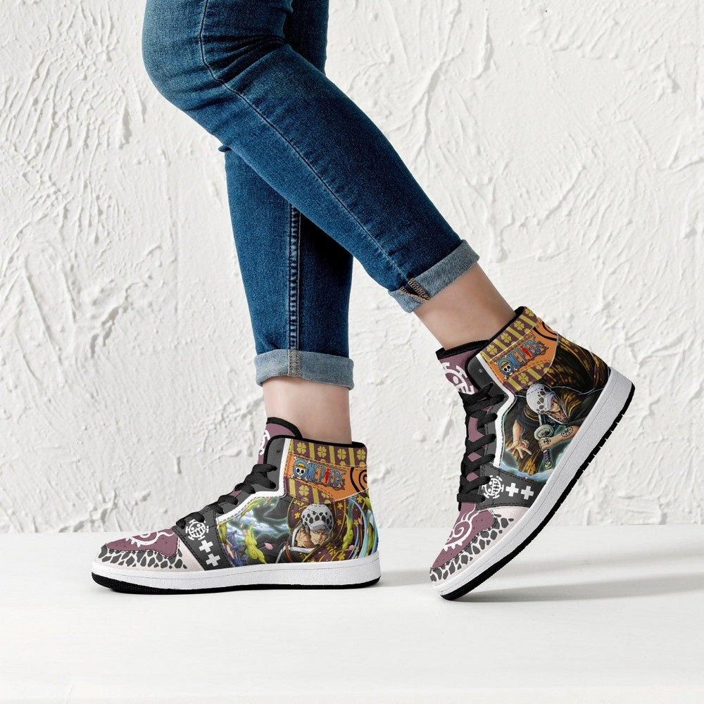 Trafalgar D. Law Wano One Piece JD1 High Top Shoes