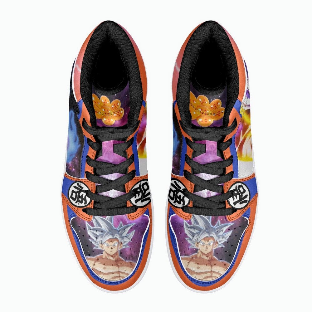 Ultra Instinct Goku Dragon Ball Super JD1 High Top Shoes