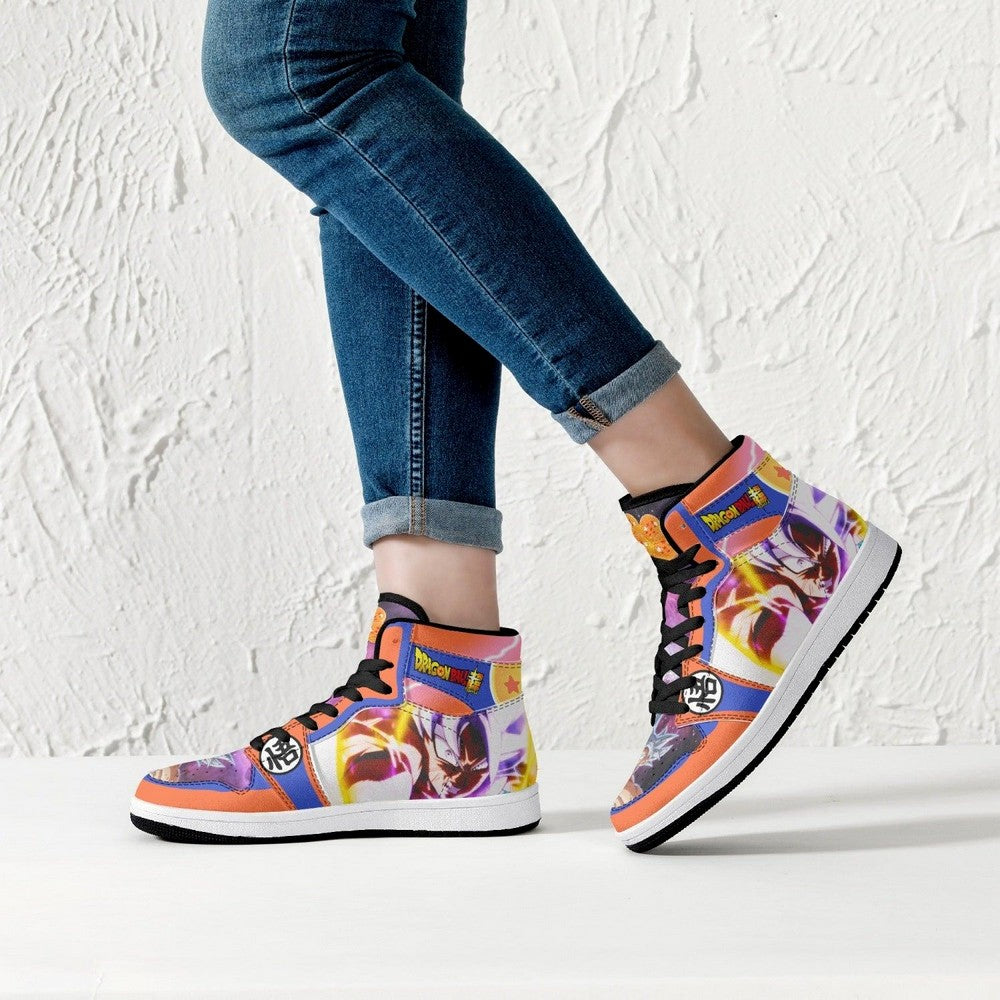 Ultra Instinct Goku Dragon Ball Super JD1 High Top Shoes