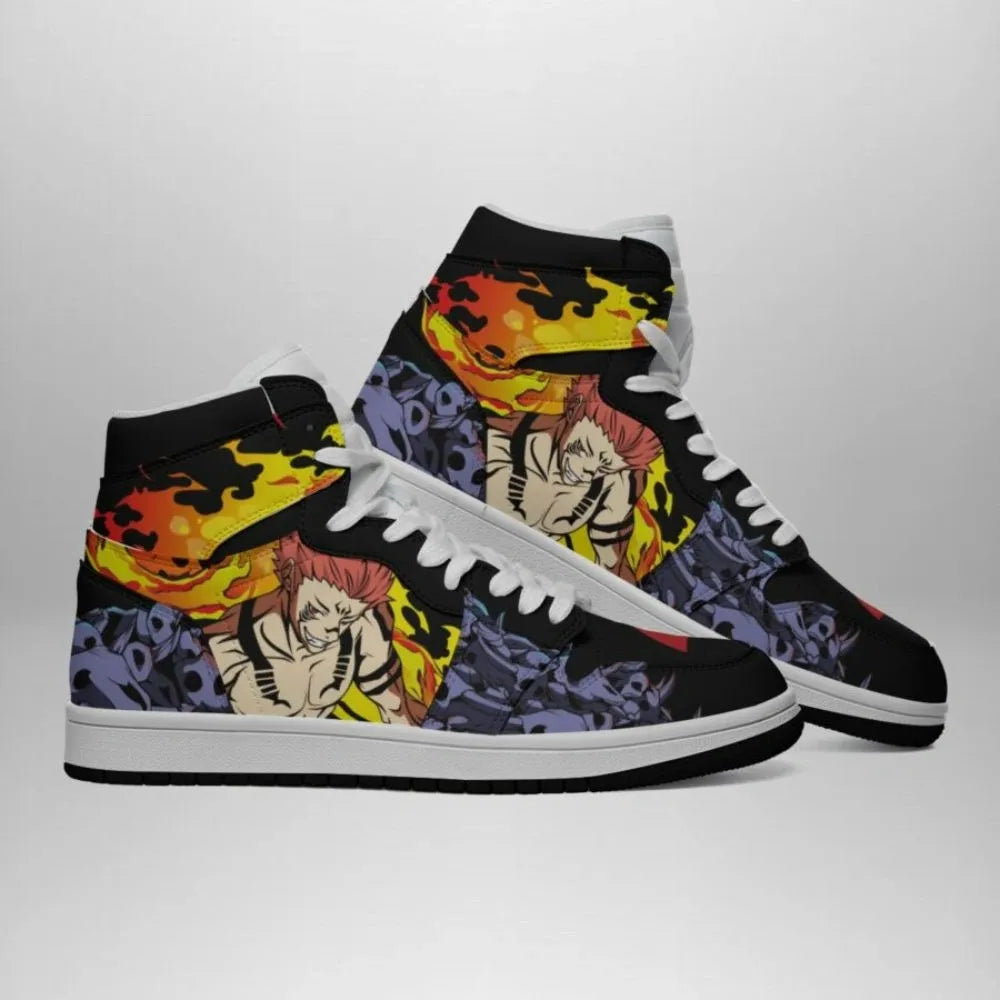 Sukuna King of Curses Jujutsu Kaisen Special High Top Shoes
