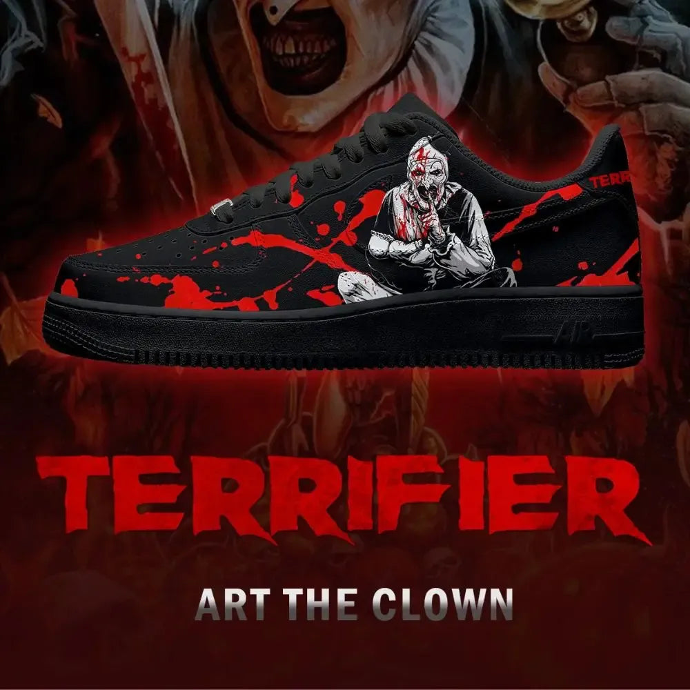 Art the Clown V.2 Horror Edition Low Top Shoes
