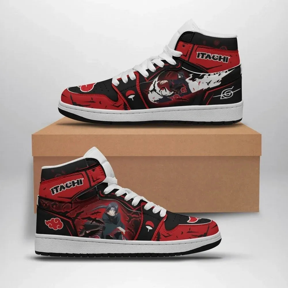 Itachi Akatsuki Akatasuki High Top Shoes