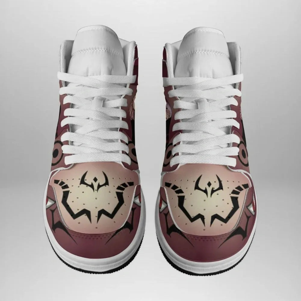 Sukuna Teeth Jujutsu Kaisen Special High Top Shoes