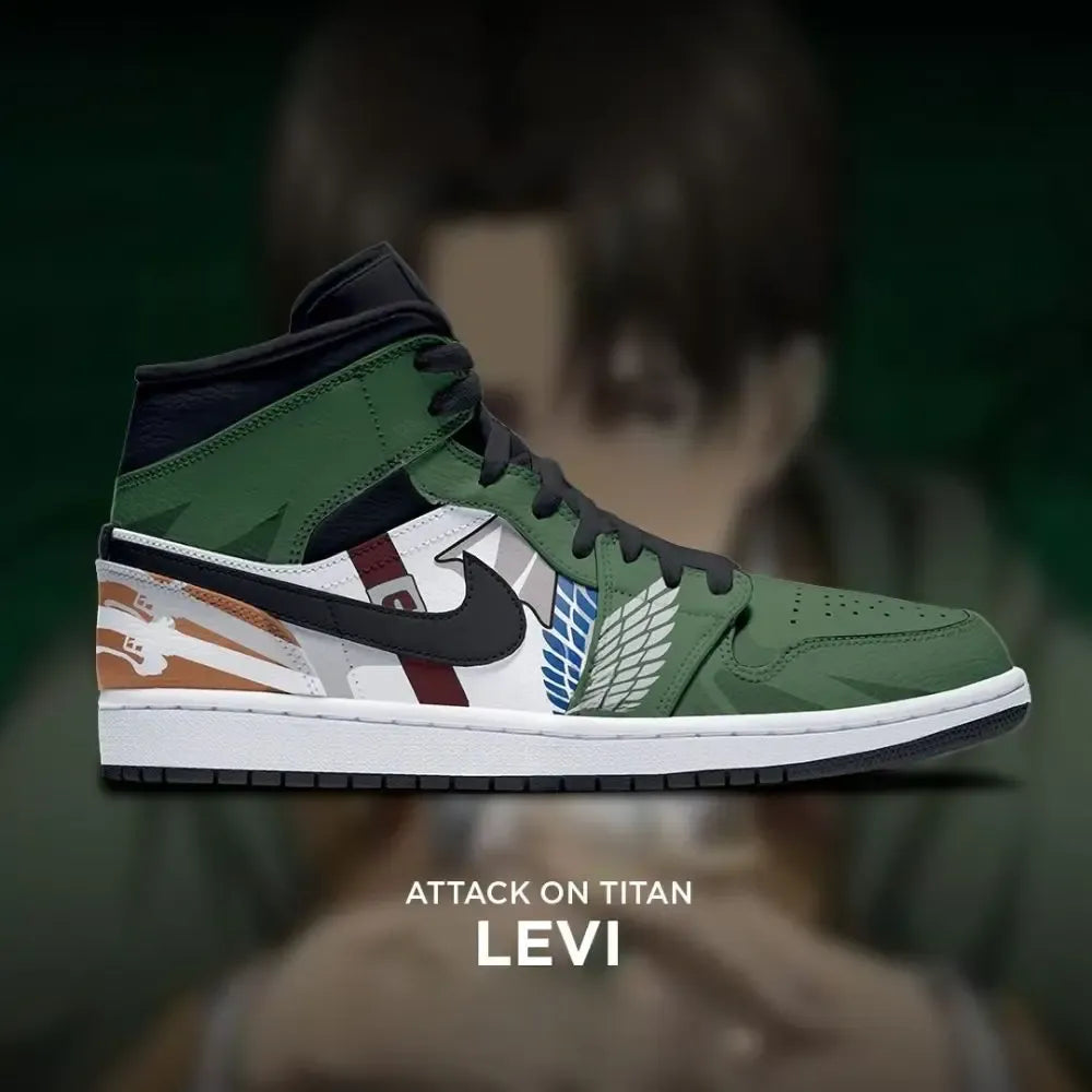 Levi Attack on Titan Edition High Top Shoes