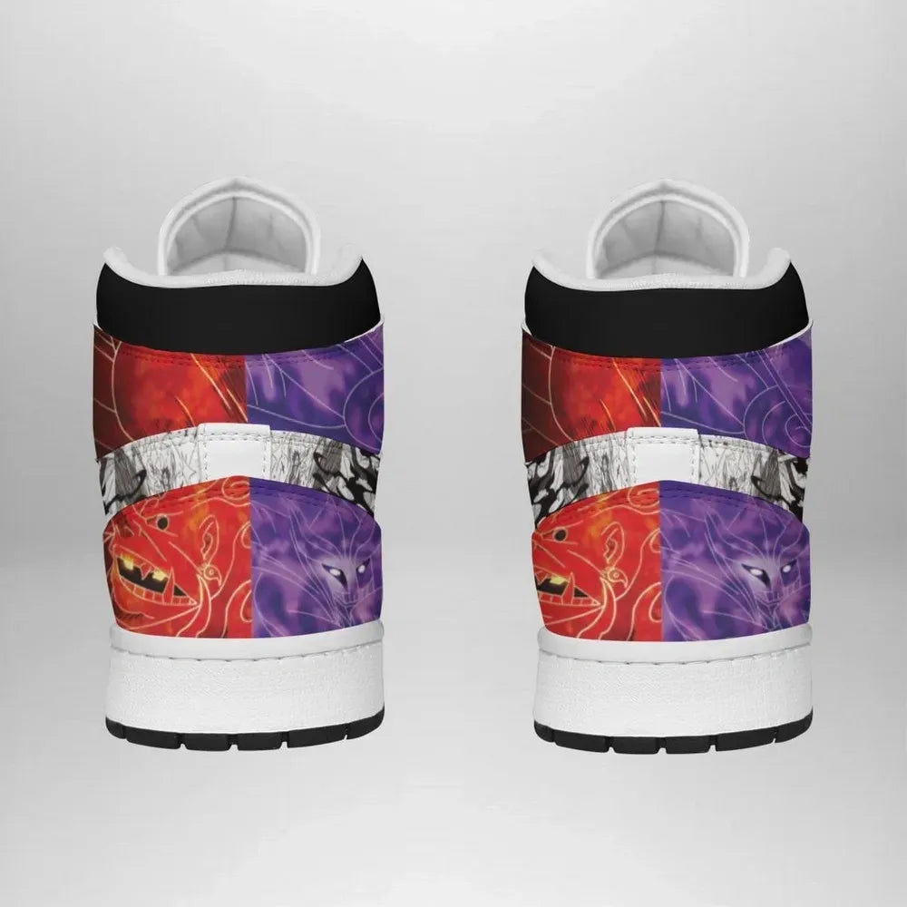 Itachi And Sasuke Susano Akatasuki High Top Shoes