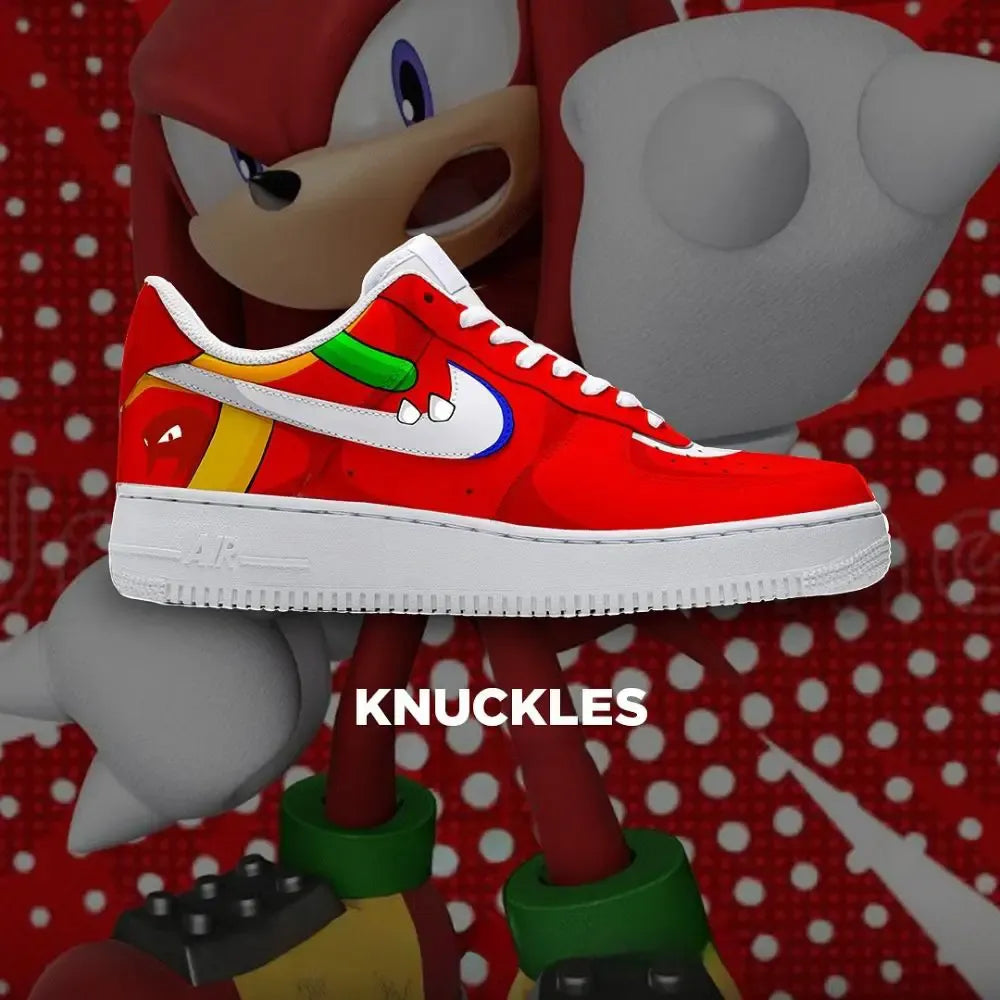 Knuckles Sonic Low Top Shoes