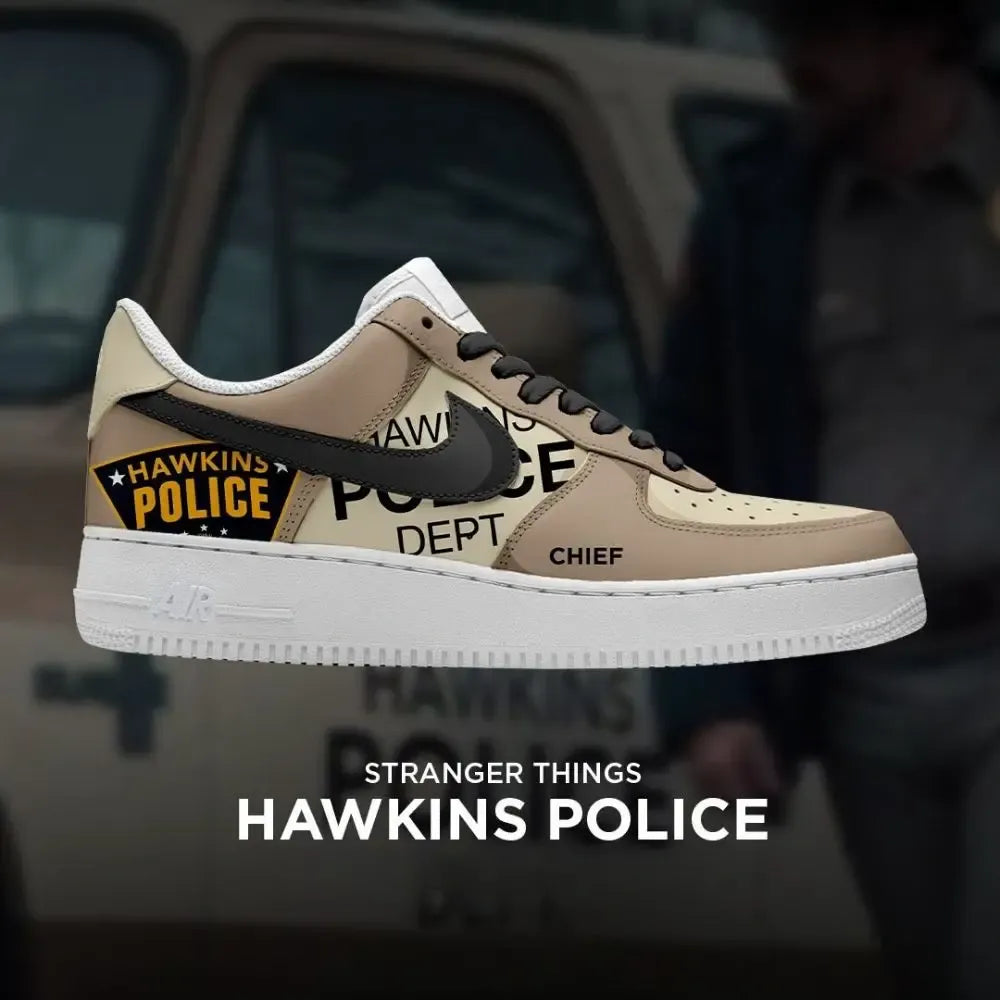Hawkins Police Stranger Things Low Top Shoes
