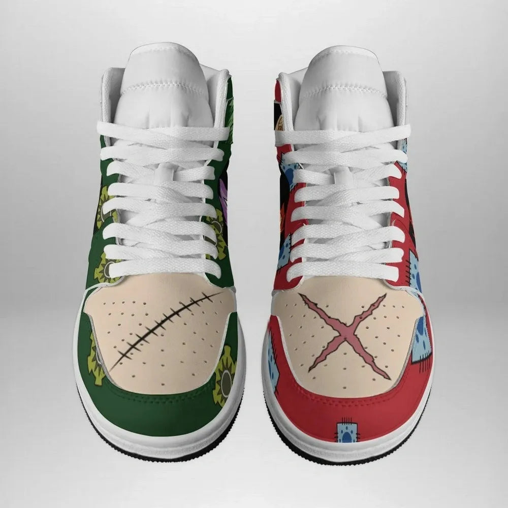 Zoro and Luffy One Piece Special High Top Shoes