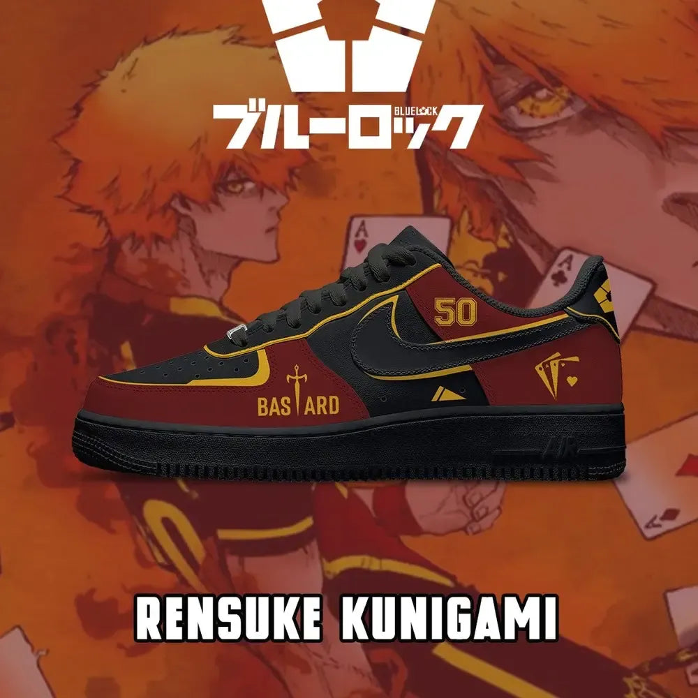 Rensuke Kunigami V.4 Blue Lock Low Top Shoes