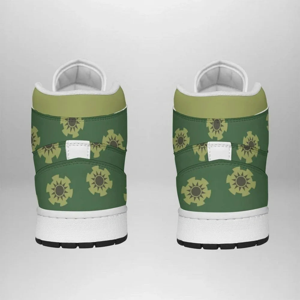 Zoro Wano Pattern One Piece Special High Top Shoes