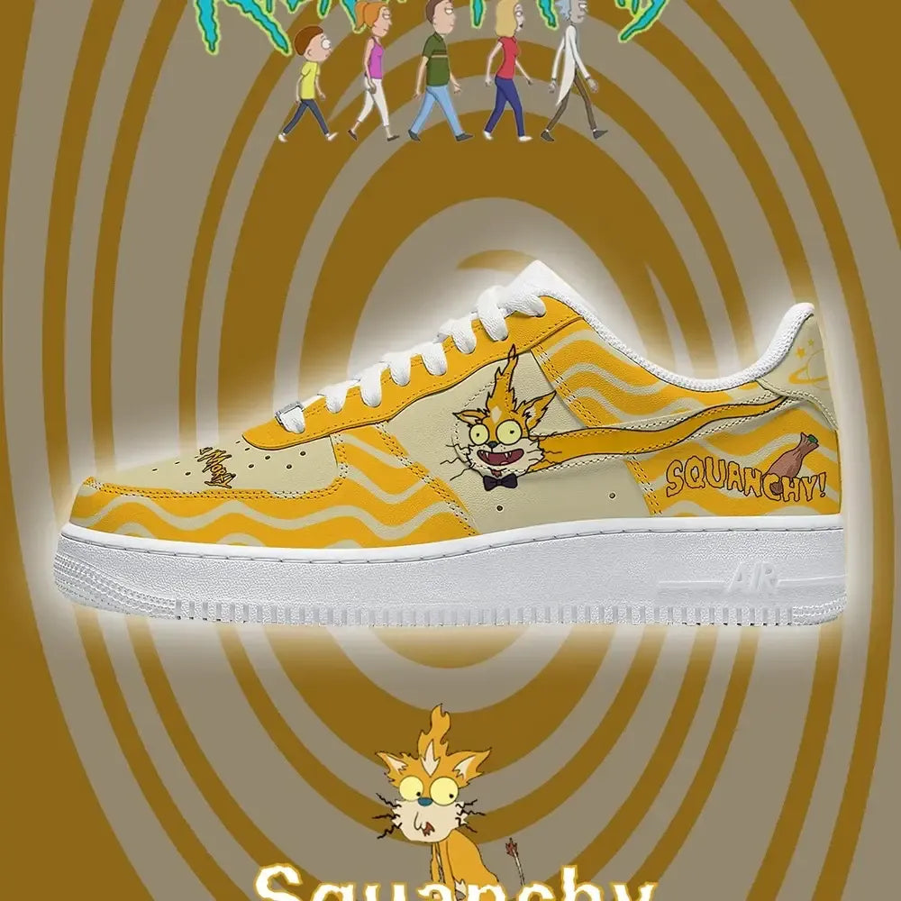 Squanchy V.2 Rick and Morty Low Top Shoes