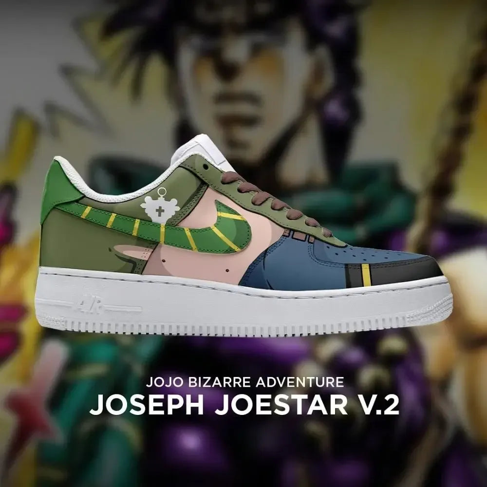 Joseph Joestar V.2 Phantom JoJo's Bizarre Adventure Low Top Shoes