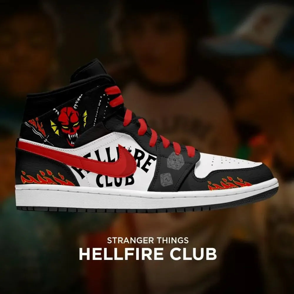 Hellfire Club Stranger Things High Top Shoes
