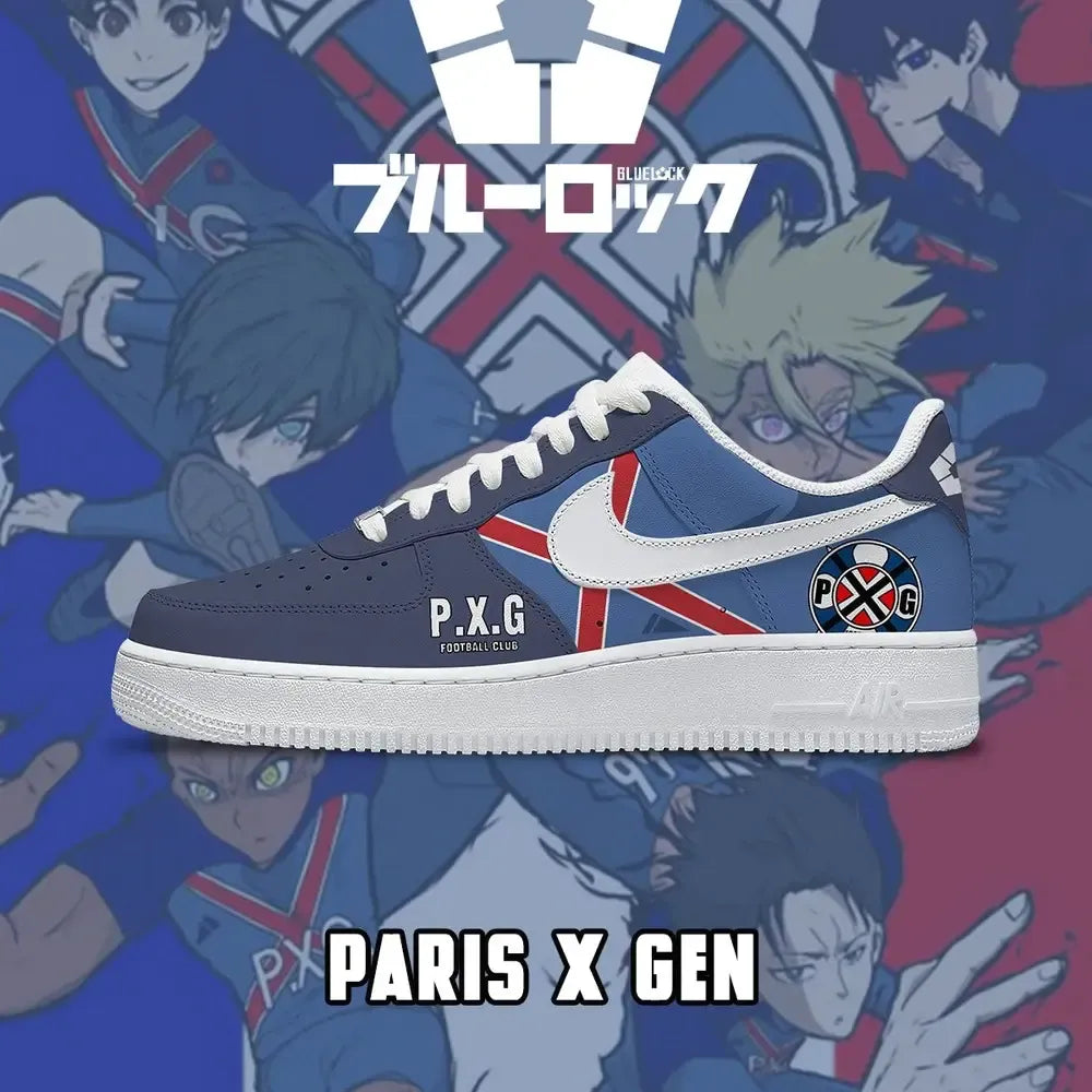 Paris X Gen V.1 Blue Lock Low Top Shoes