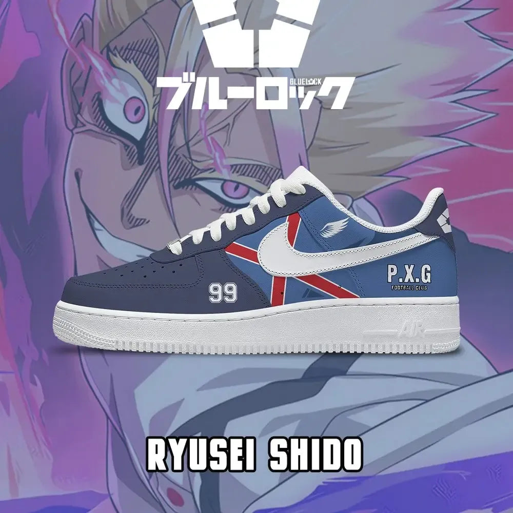 Ryusei Shido V.2 Blue Lock Low Top Shoes
