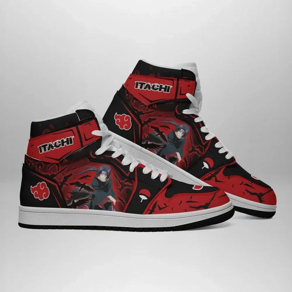 Itachi Akatsuki Akatasuki High Top Shoes