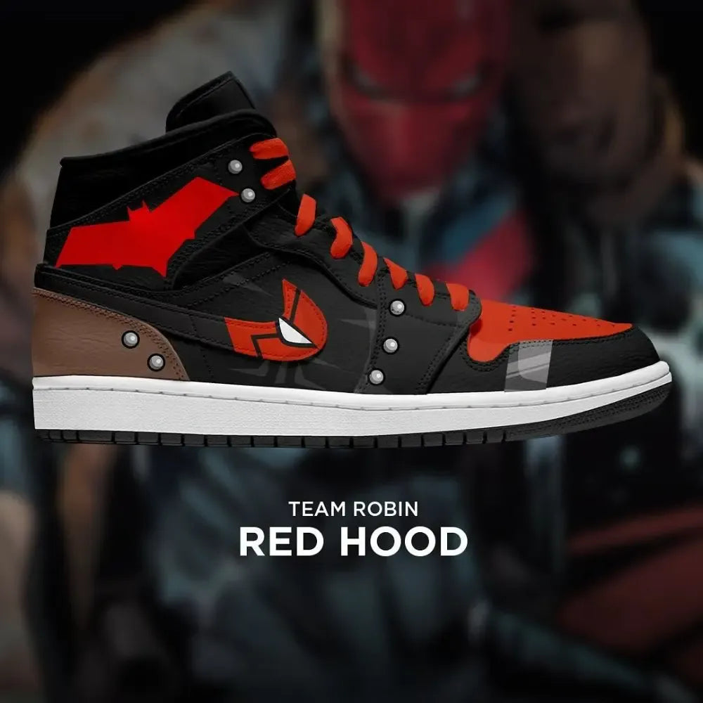 Red Hood Teen Titans High Top Shoes