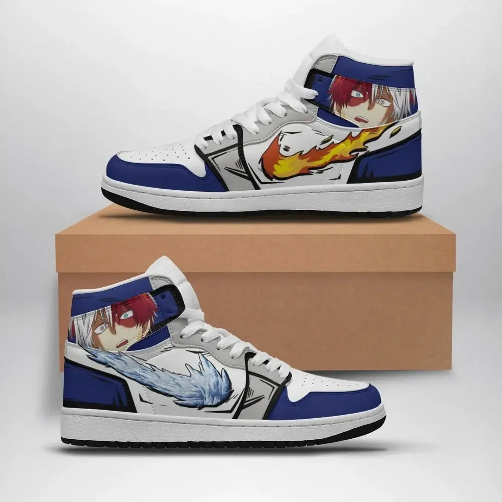 Shoto Todoroki My Hero Academia Special High Top Shoes