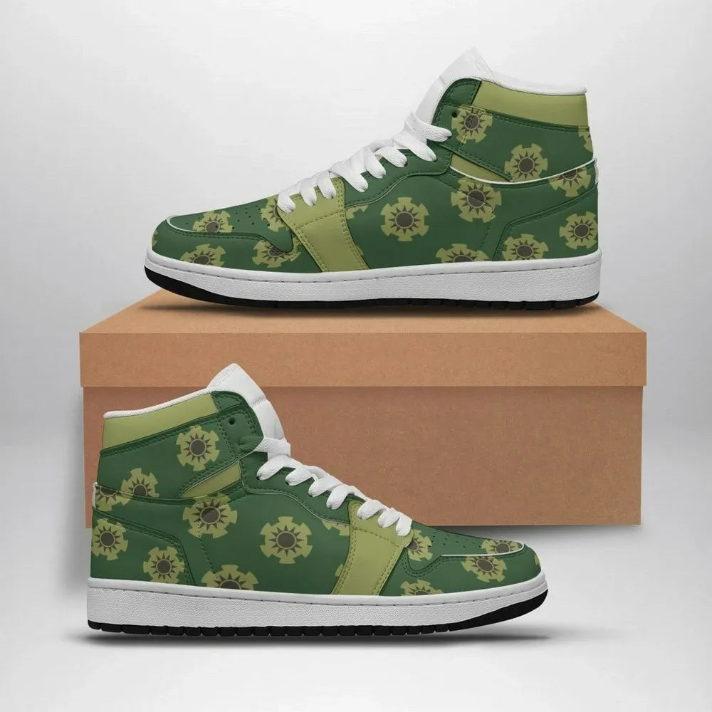 Zoro Wano Pattern One Piece Special High Top Shoes