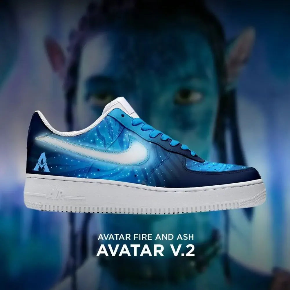 Jake Sully Avatar Fire and Ash Low Top Shoes