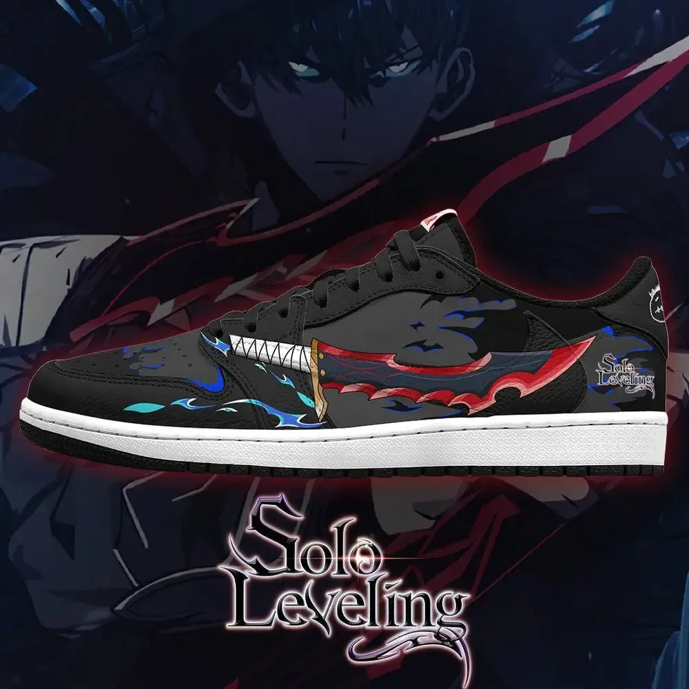 Sung Jinwoo LVL Max V.6 Shadow Legacy Solo Leveling Low Top Shoes