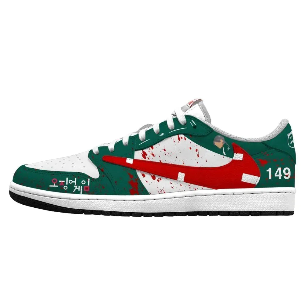 Player 149 V.2 Squid Game Custom Low Top Shoes