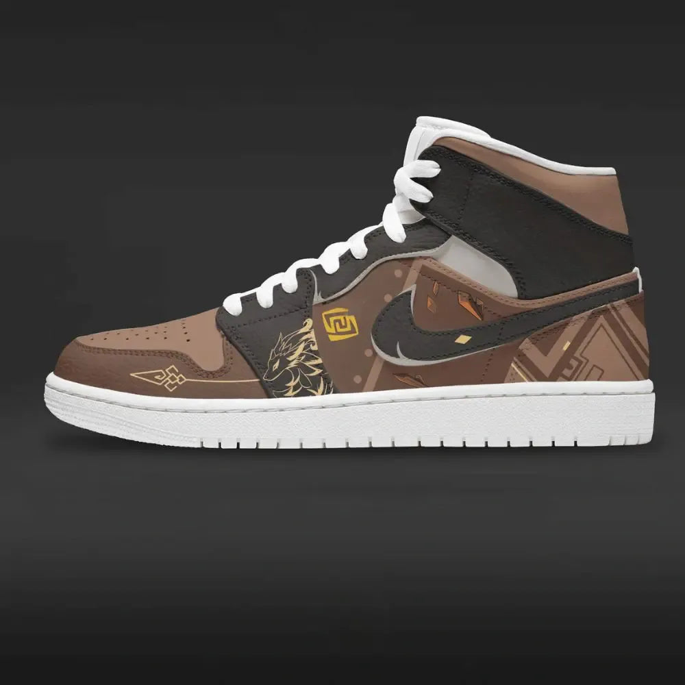 Zhongli Genshin Impact Edition High Top Shoes