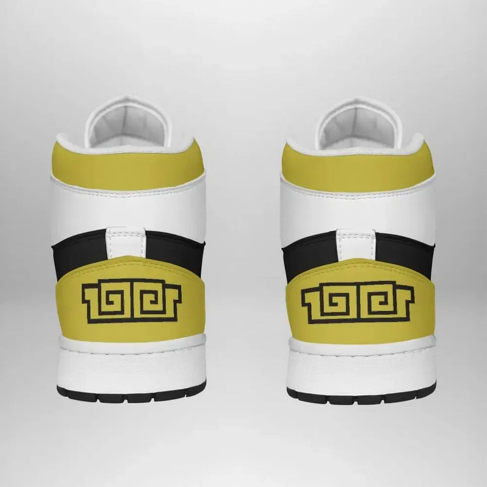 White Ranger Mighty Morphin Special High Top Shoes